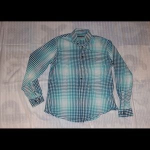 Express button up collared shirt.